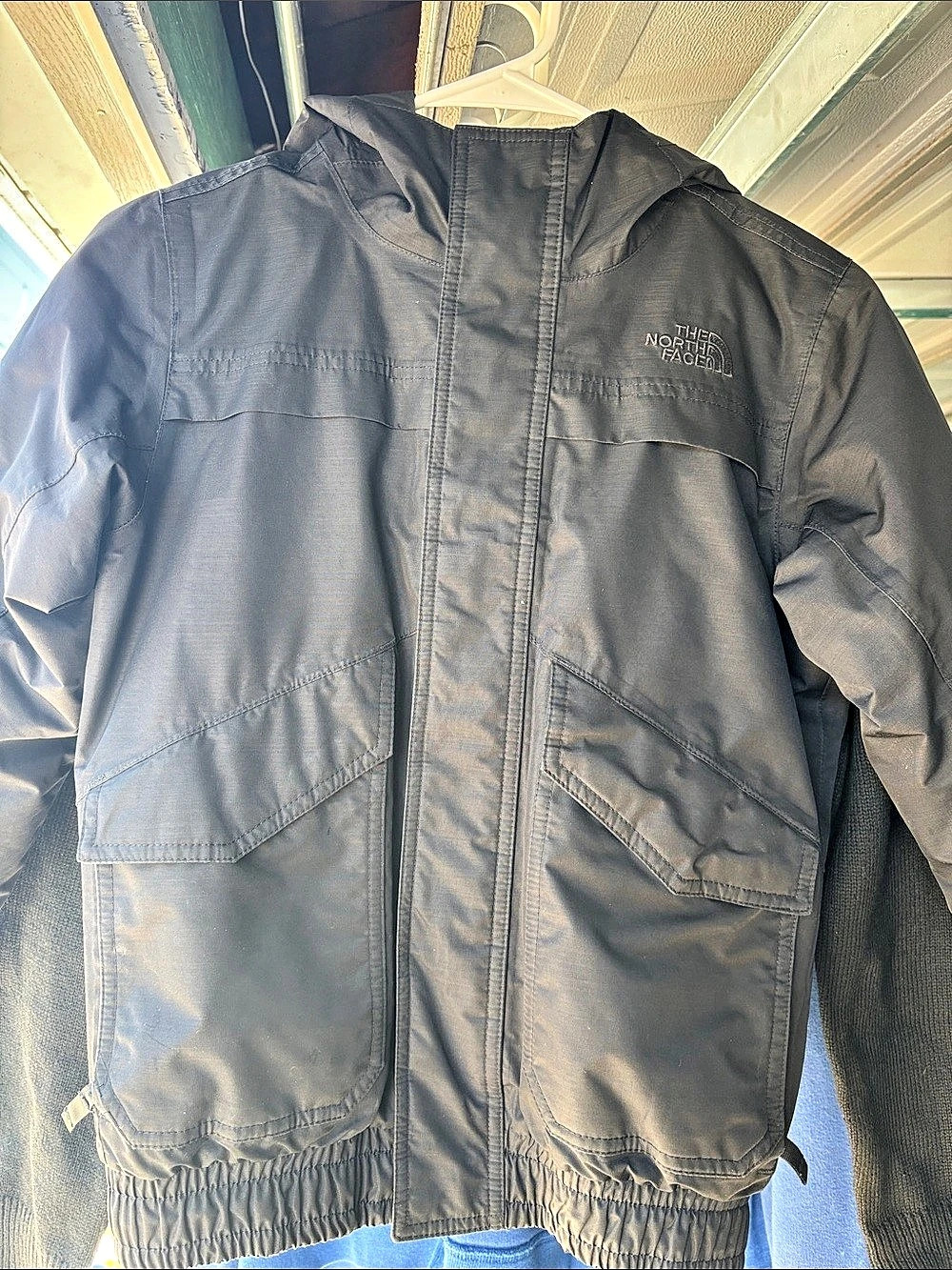 The North Face Boys' Bowgargacon Insulated Jacket Black S/P (7/8)